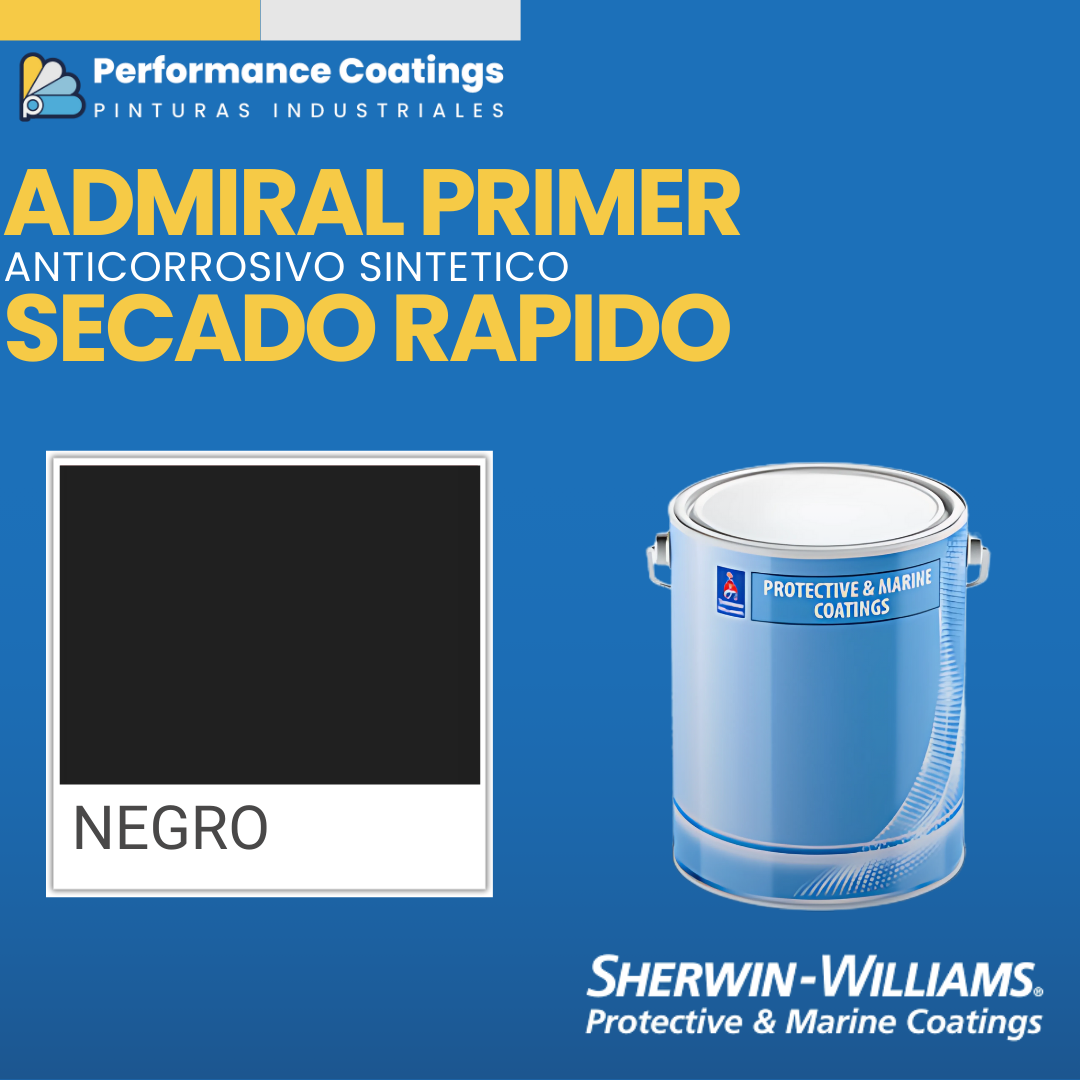 ADMIRAL PRIMER ALQUÍDICO SECADO RÁPIDO® – ANTICORROSIVO SINTÉTICO INDUSTRIAL