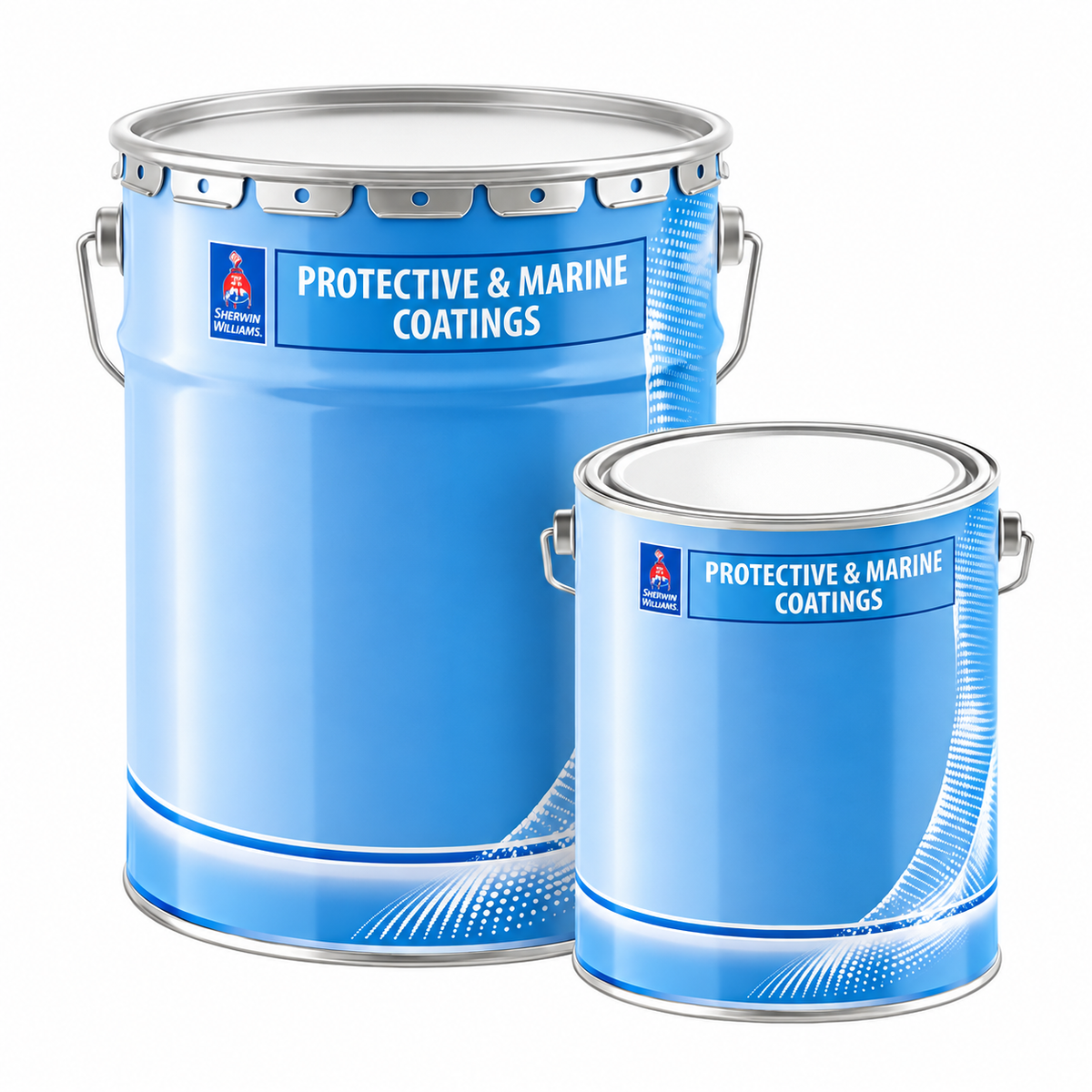 SEAGUARD EPOXY TIE COAT · Sello epóxico · envase o kit · mockup referencial sobre fondo blanco