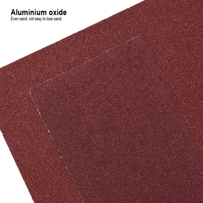 50 piezas 230 × 280 mm × 80# lija tela óxido de aluminio